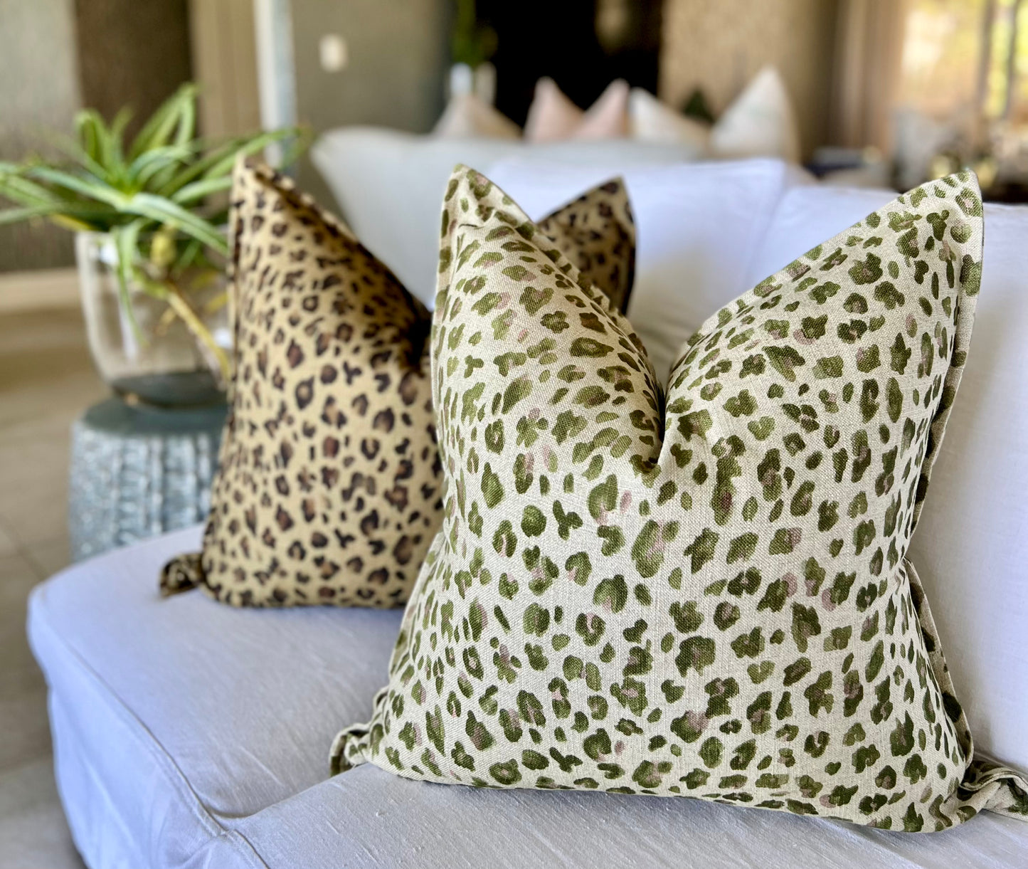 Leopard Spinach Pink