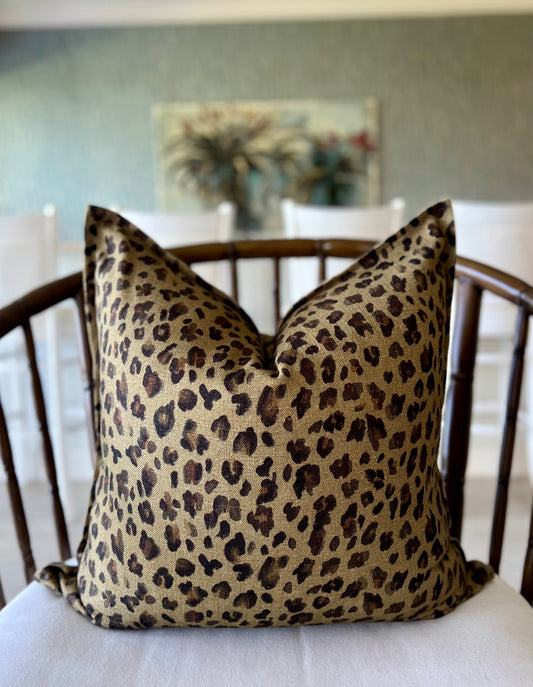 Leopard on Chartreuse